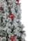 4.5ft. Pre-Lit Snowy Bristle Pine Artificial Christmas Tree, Clear Lights